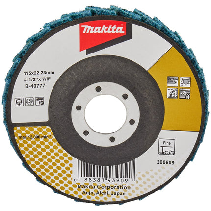 Makita Lamellen Conditioneringschijf 115mm Fijn Schuursch. 115X22mm – B-40777