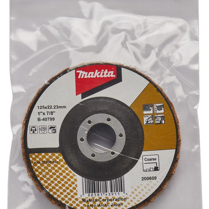 Makita Lamellen Conditioneringschijf 125mm Grof Schuursch. 125X22mm – B-40799
