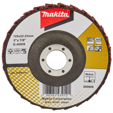 Makita Lamellen Conditioneringschijf 125mm Medium Schuursch. 125X22mm Mid – B-40808
