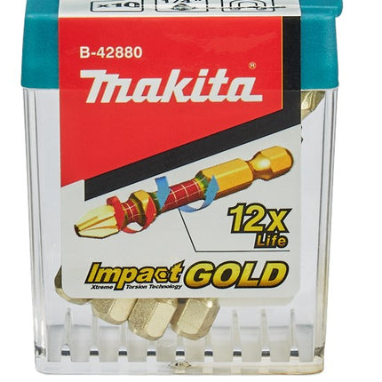 Makita SLAGSCHROEFBIT PZ2X50MM (DISPLAY 10 STUKS)