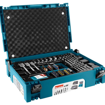 Makita BOOR-/schroefbitset 66-Delig Boor/bitset – B-43044
