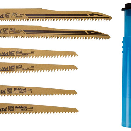 Makita Reciprozaagbladenset 6-Delig Hout/spijkers Reciprozaagb. Set A – B-44432