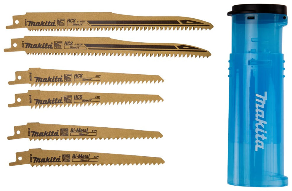 Makita Reciprozaagbladenset 6-Delig Hout/spijkers Reciprozaagb. Set A – B-44432