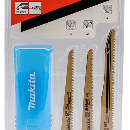 Makita Reciprozaagbladenset 6-Delig Hout/spijkers Reciprozaagb. Set A – B-44432