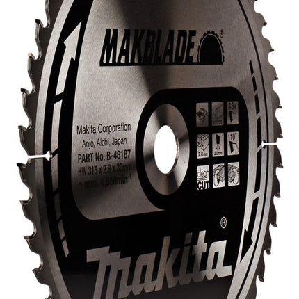Makita HM-Zaagblad 315X2,8 48 TAND Tands – B-46187