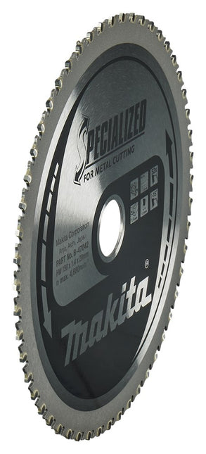 Makita HM Zaagblad 150X20X1,4 52T - Zaagblad Staal 0G B-47167 – B-47042
