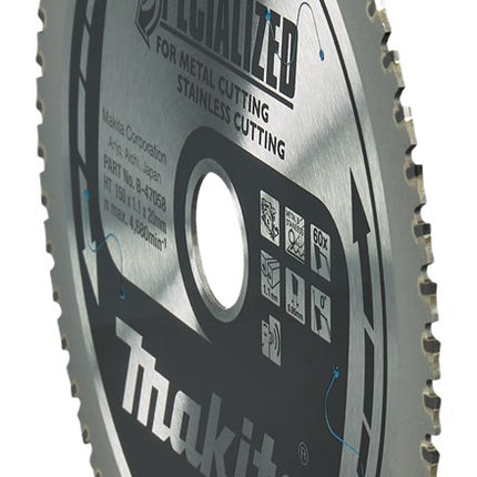 Makita Cirkelzaagblad 150X20X1,1 60T 0G Rvs/staal - Specialized Zaagblad Rvs 0GR – B-47058