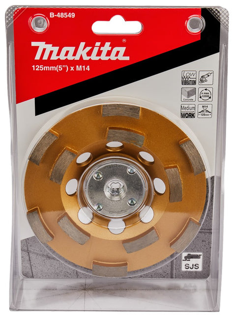 Makita Diamant Komschijf 125mm Diamant Fijn M14 – B-48549