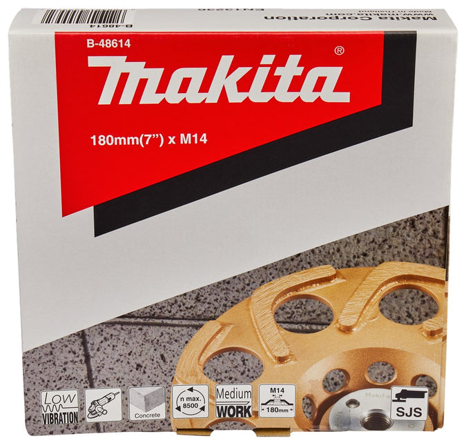 Makita Komschijf Diamant WAAI 180mm M14 – B-48614