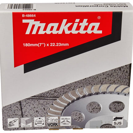 Makita Komschijf Diamant Fijn 180X22mm – B-48664
