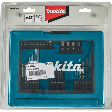 Makita BOOR-/SCHROEFBITSET 33-DELIG