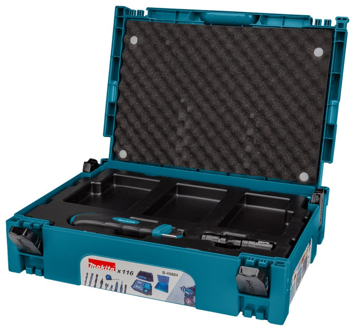 Makita BOOR-/schroefbitset 116-Delig Boor-/bitset Mbox – B-49884