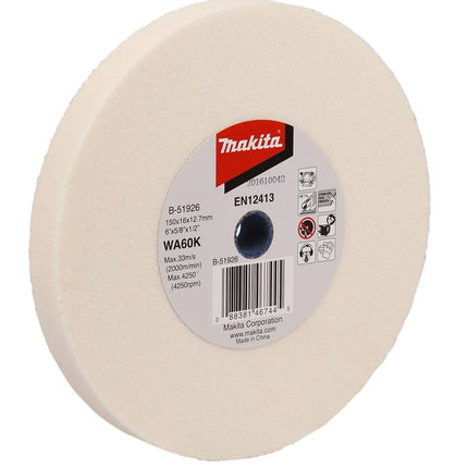 Makita Slijpst. 150X16X12,7mm WA60K Slijpsteen – B-51926