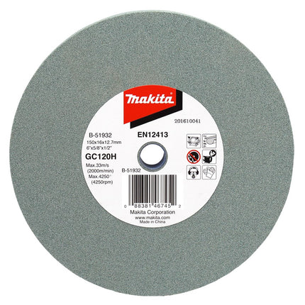 Makita Slijpst. 150X16X12,7mm GC120H Slijpsteen – B-51932