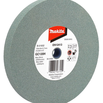 Makita Slijpst. 150X16X12,7mm GC120H Slijpsteen – B-51932