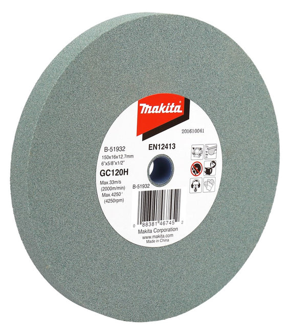 Makita Slijpst. 150X16X12,7mm GC120H Slijpsteen – B-51932