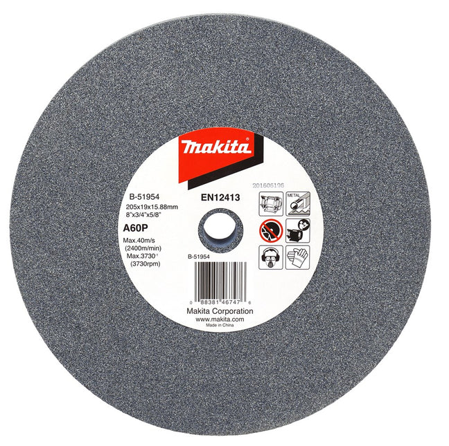 Makita Slijpst. 205X19X15,88mm A60P Slijpsteen – B-51954