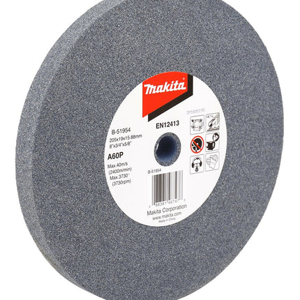 Makita Slijpst. 205X19X15,88mm A60P Slijpsteen – B-51954