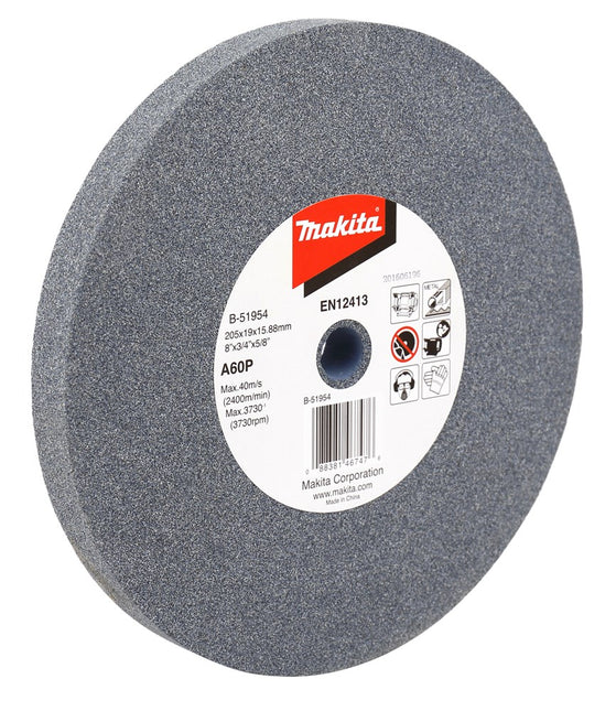 Makita Slijpst. 205X19X15,88mm A60P Slijpsteen – B-51954