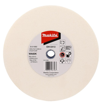 Makita Slijpst. 205X19X15,88mm WA60K Slijpsteen – B-51960