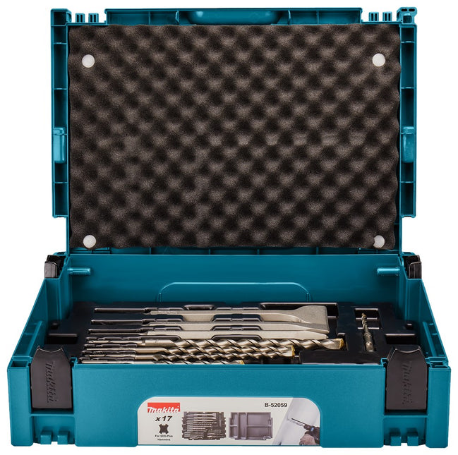 Makita SDS+ Boren + Beitelset 17-Delig SDS Boor/beitelset – B-52059