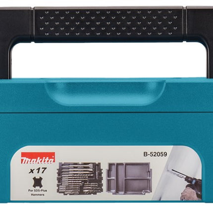 Makita SDS+ Boren + Beitelset 17-Delig SDS Boor/beitelset – B-52059