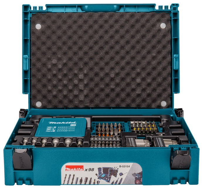 Makita BOOR-/schroefbitset 98-Delig – B-53154