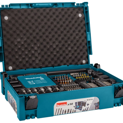 Makita BOOR-/schroefbitset 98-Delig – B-53154
