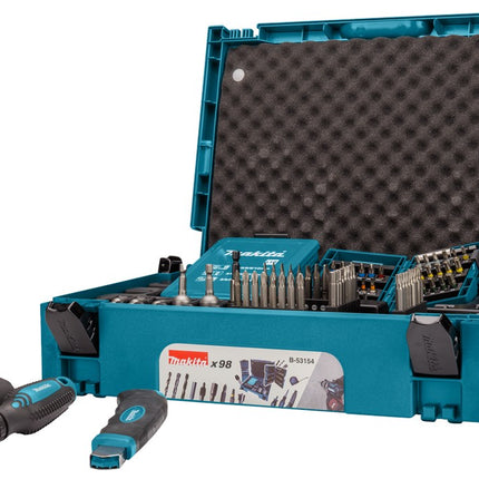 Makita BOOR-/schroefbitset 98-Delig – B-53154