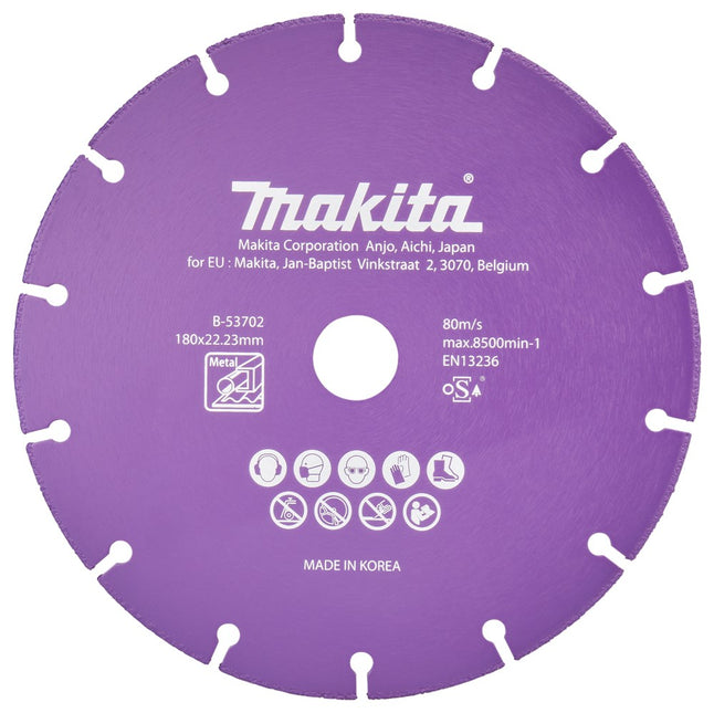 Makita DOORSLIJPSCHIJF 180X22,23X1,3MM