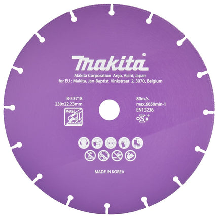 Makita DOORSLIJPSCHIJF 230X22,23X1,3MM