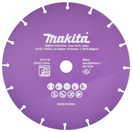 Makita DOORSLIJPSCHIJF 230X22,23X1,3MM