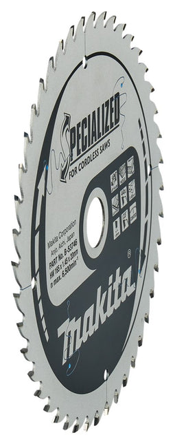 Makita HM Zaagblad 3165X20X1,45 44T - Laminaat 165X20X1.45 23G – B-53746