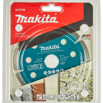 Makita Diamantschijf 125X22,23X1,6mm – B-53796