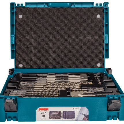 Makita BOOR-/beitelset 17-Delig SDS-PLUS – B-53877
