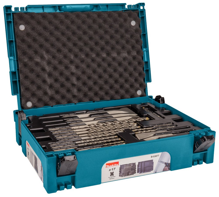 Makita BOOR-/beitelset 17-Delig SDS-PLUS – B-53877