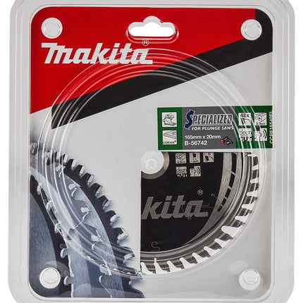 Makita Invalzaagblad Corian Specialized Kunststof en 165X20X2,0 48T 5G – B-56742