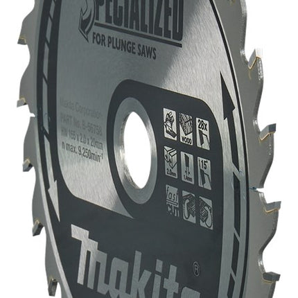 Makita HM Zaagblad 165X20X2 28T - Hout – B-56758