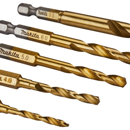 Makita Metaalborenset HSS-TIN 5-Delig – B-57308