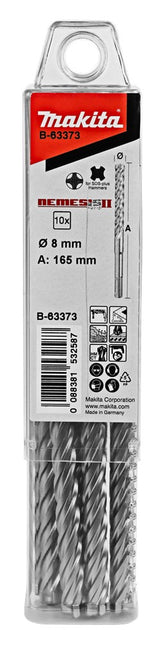Makita P4S:SDS-PLUS Boor 8X165mm 10st – B-63373