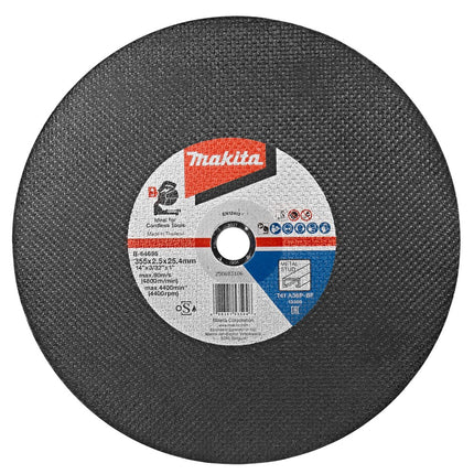 Makita Doorslijpschijf 355X2,5X25,4mm Staal – B-64696-5