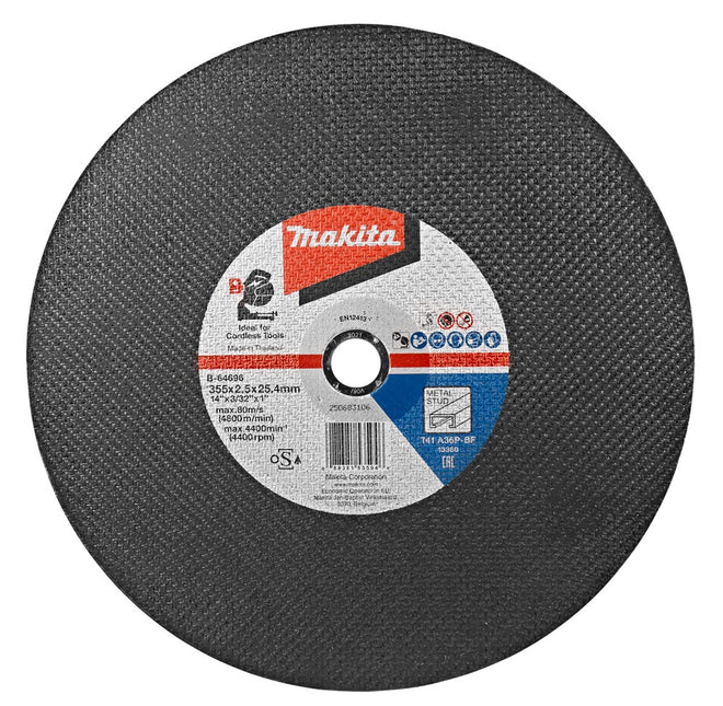 Makita Doorslijpschijf 355X2,5X25,4mm Staal – B-64696-5