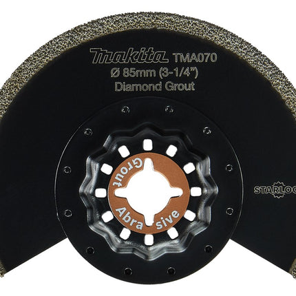 Makita TMA070 Segm.frees. diamant 85mm K40 Segmentfrees Diameter – B-65034