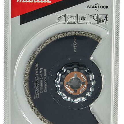 Makita TMA070 Segm.frees. diamant 85mm K40 Segmentfrees Diameter – B-65034