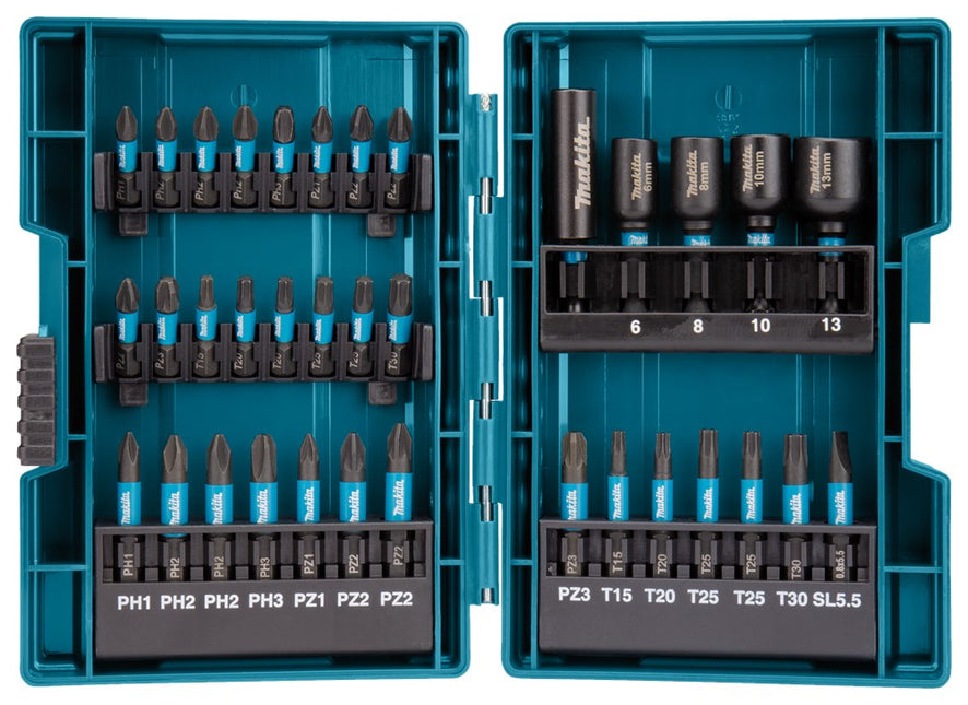 Makita Impact 35-Delige Schroefbitset Black 35-Delig – B-66880