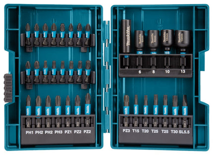 Makita Impact 35-Delige Schroefbitset Black 35-Delig – B-66880