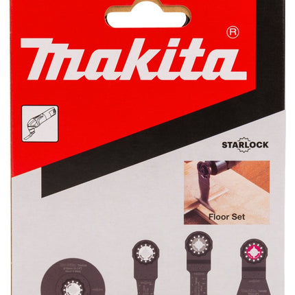 Makita Vloerset Zaag-/schraapset Multitool 4-Delig TM3000CX3 – B-67505