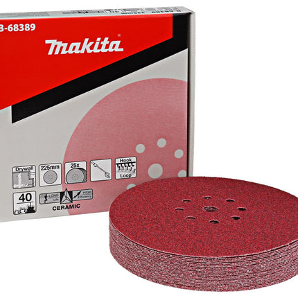 Makita Schuurschijf 225mm K40 Velcro K40X225mm – B-68389
