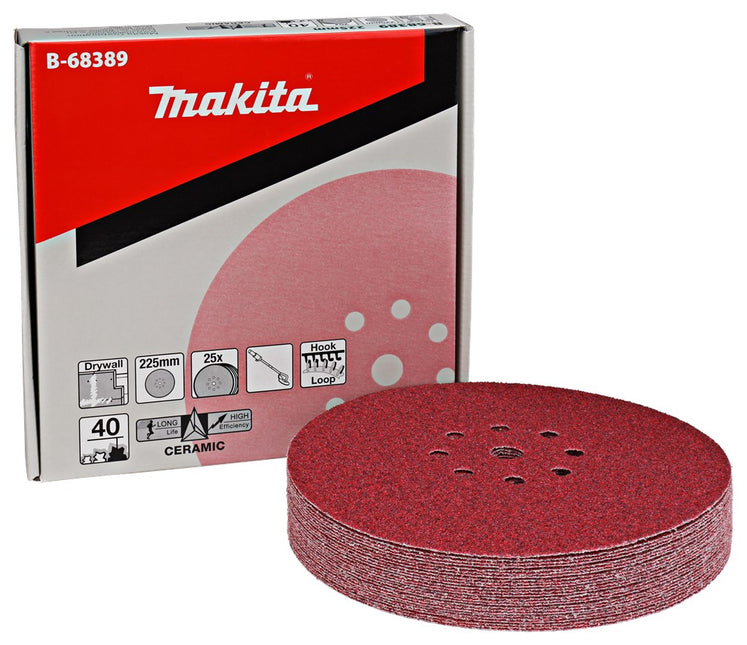 Makita Schuurschijf 225mm K40 Velcro K40X225mm – B-68389