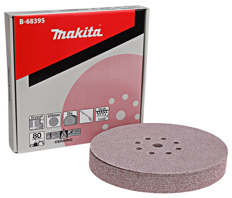 Makita Schuurschijf 225mm K80 Velcro K80X225mm – B-68395